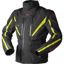 RST Pro Series Paragon D3O textildzseki - fekete/fluosárga RST Sisakok és ruházat Kabátok motoros kabát