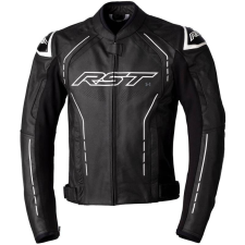 RST S1 CE Bőrdzseki - Fekete/Fekete/Fehér Méret 5XL motoros kabát