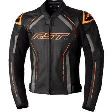 RST S1 CE Bőrdzseki - Fekete/Szürke/Neon Narancs Méret L motoros kabát