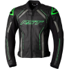 RST S1 CE bőrdzseki - fekete/szürke/neonzöld XXL méret
