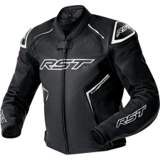 RST S1 D3O Bőrdzseki - Fekete/Fehér RST Sisakok és ruházat Kabátok motoros kabát