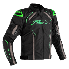 RST S-1 Dzseki Textil Fekete/Szürke/Neonzöld Méret XXL motoros kabát