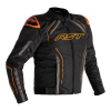 RST S-1 Kabát Textil Fekete/Szürke/Narancs Méret S
