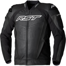 Rst tractech evo 5 férfi bőrdzseki - fekete/fekete/fekete motoros kabát
