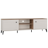  RTV Szekrény Point 2D Beige/Kasztan Modern Design