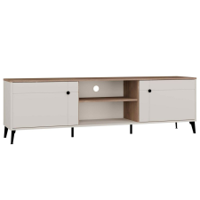  RTV Szekrény Point 2D Beige/Kasztan Modern Design bútor