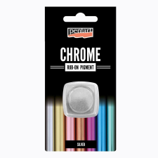 Rub-on pigment chrome effect 0,5g - ezüst hobbifesték