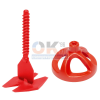 RUBI Cyclone Csavaros szintező 100db FEJ + 100db TALP, 3mm fuga, 3-20mm laphoz (ru35946cs9)