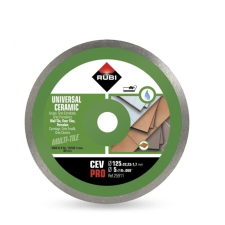 RUBI gyémánttárcsa száraz vágáshoz CSV125 SUPERPRO 125×22,2×1,7×7mm (ru30883) barkácsolás, csiszolás, rögzítés