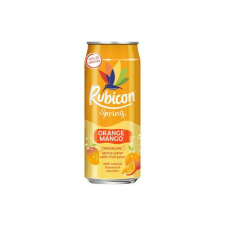 Rubicon Rubicon Spring Orange-Mango ízű szénsavas üdítő 330ml üdítő, ásványviz, gyümölcslé