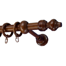  Rúdkarnis fa dió d=28mm 120cm (tartozékkal) karnis, függönyrúd