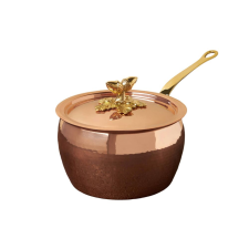 Ruffoni Prémium fazék fedővel, réz, Ruffoni, 2,3 literes, Historia kollekció edény