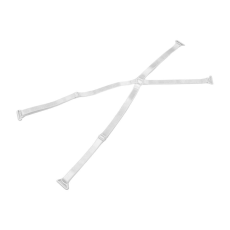  Rugalmas keresztpántok melltartóhoz Chrysalis, 31 - 45 cm, Fehér