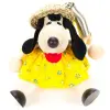  Rugós figura (kutya lány, sárga)