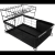 Ruhhy 19163 Dish drainer, double tier, black (00019163)