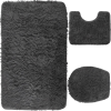 Ruhhy 22061 Bathroom and toilet mat 81,5 × 49,5 cm 3 pcs grey (00022061)