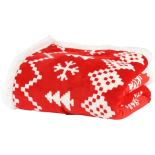 Ruhhy 26610 Takaró karácsonyi motívummal 130 × 170 cm, piros (5900779960114) lakástextília