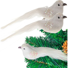 Ruhhy Fehér Madárkák Karácsonyfadísz 2 Db (5900779945081) party kellék