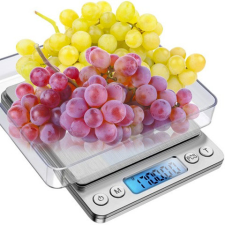 Ruhhy precíziós konyhai mérleg, 0,1 g- 2kg-ig sütés és főzés