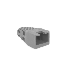 RÜLSTEIN Rülstein 05287SZ RJ45 8P8C moduláris dugókhoz szürke 100db "sima" törésgátló kábel és adapter