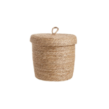 RUSH ROPE tengerifű kosár fedéllel ? 30 cm dekoráció