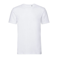 Russell 108M biopamut rövid ujjú férfi póló, White-S