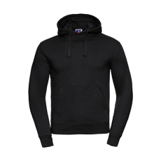 Russell Europe Férfi kapucnis hosszú ujjú pulóver Russell Europe Men's Authentic Hooded Sweat M, Fekete