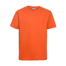 Russell Europe Gyerek rövid ujjú póló Russell Europe Kids&#039; Slim T-Shirt -XS (34), Narancssárga gyerek póló