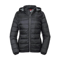 Russell Europe Női kapucnis hosszú ujjú kabát Russell Europe Ladies' Hooded Nano Jacket XL, Fekete
