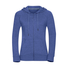 Russell Europe Női kapucnis hosszú ujjú pulóver Russell Europe Ladies&#039; HD Zipped Hood Sweat XL, Kék marl női pulóver, kardigán