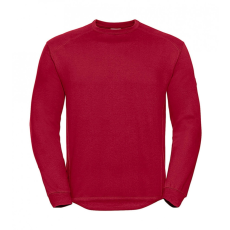 Russell Europe Uniszex hosszú ujjú pulóver munkaruha Russell Europe Workwear Set-In Sweatshirt S, Piros