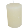  Rusztikus henger gyertya 70x100mm ivory 4db/csom (db ár)