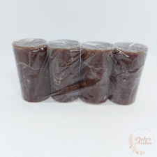 Rusztikus henger gyertya - csoki dekorációs kellék