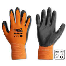  RWNO8 Kesztyű NITROX ORANGE nitril 8 24db/kart. védőkesztyű