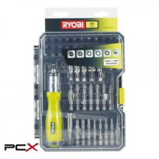 Ryobi rak59sd 59 darabos csavarozó bit készlet barkácsolás, csiszolás, rögzítés
