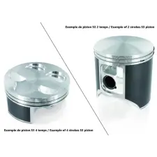  S3 Öntött Dugattyú Ø75,97mm Standard Kompresszió Beta Evo 270 egyéb motorkerékpár alkatrész