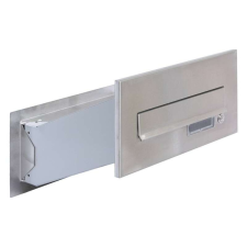 S5T beépíthető postaláda RAL9006 + rozsdamentes postaláda