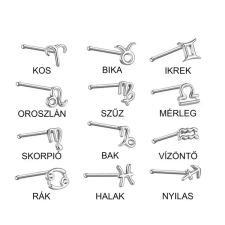  S925 Ezüst Bak Csillagjegyű Piercing egyéb ékszer