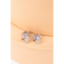  S925 Ezüst Koktélpohár Alakú Fülbevaló Színes Swarovski® Kristállyal fülbevaló