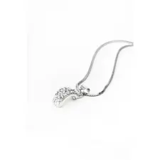  S925 Ezüst Nyaklánc Fehér Swarovski® Köves Medállal nyaklánc