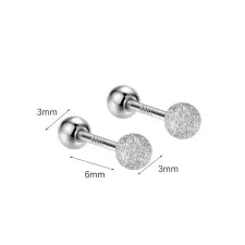 S999 Ezüst Kör Alakú Labret Piercing egyéb ékszer
