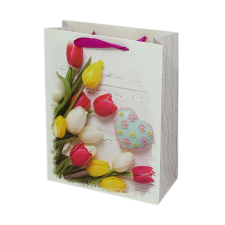 S.Ajándéktasak 30*42*12cm tulipános 72007 ajándéktasak