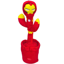 S DEPOT interaktív plüssjáték, Iron Man kaktusz, énekel, táncol és utánoz plüssfigura