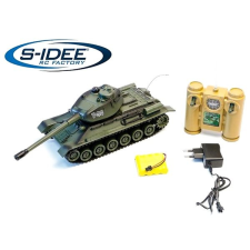 S-Idee T34 2,4 GHz, 1:28, harckocsi infravörös ágyúval rc autó