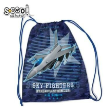  Sac sport, SKY FIGHTERS, 46x35.5 cm, S-COOL, többszínű tornazsák