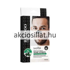 Sadoer Bamboo Charcoal Deep Cleaning Nose Strips mélytisztító orrmaszk 6db arcpakolás, arcmaszk