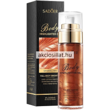 Sadoer Body Highlighter Oil #03 Bronze Gold Csillámos Testápoló olaj 85ml testápoló