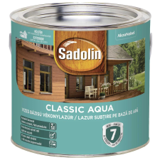 Sadolin Classic Aqua vizes vékonylazúr világostölgy 2,5 l favédőszer és lazúr