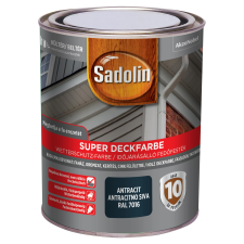Sadolin super deckfarbe antracit fafesték 0,75 l favédőszer és lazúr