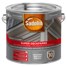 Sadolin SUPER DECKFARBE FAVÉDŐ FESTÉK, 2,5L, PALASZÜRKE favédőszer és lazúr